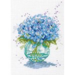 Mini Fresh Flowers Counted Cross Stitch Kit (image for) Mini Fresh Flowers Counted Cross Stitch Kit